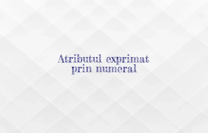 atribut numeral